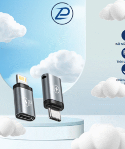 Sạc Nhanh Loại C Nam Sang lP Nữ Adapter Cho Phone15