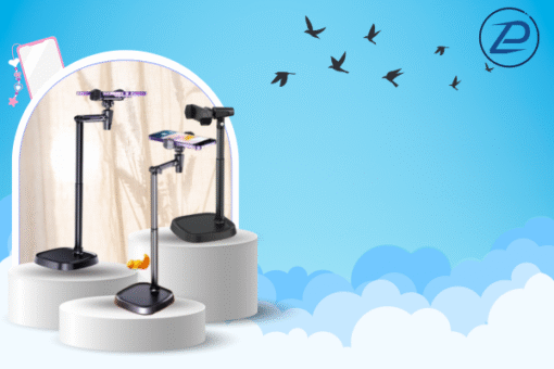 Giá đỡ điện thoại livestream quay video review sản phẩm xem phim quay 360 độ- GD4